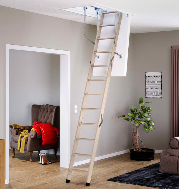 Loft ladder clickFIX® thermo - Made to measure 