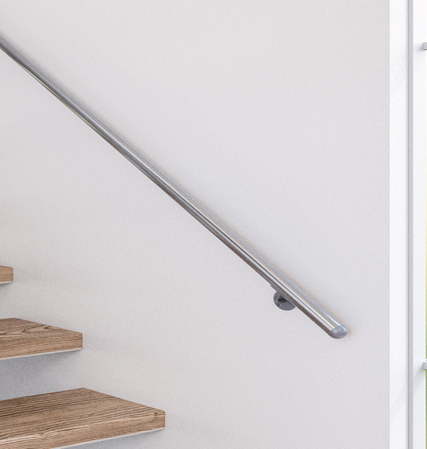 Vegghåndløper kit 2 m PROVA Aluminium Grey metallic
