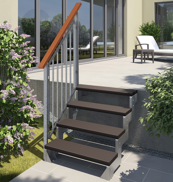 Ståltrapp GARDENTOP Trimax® Black