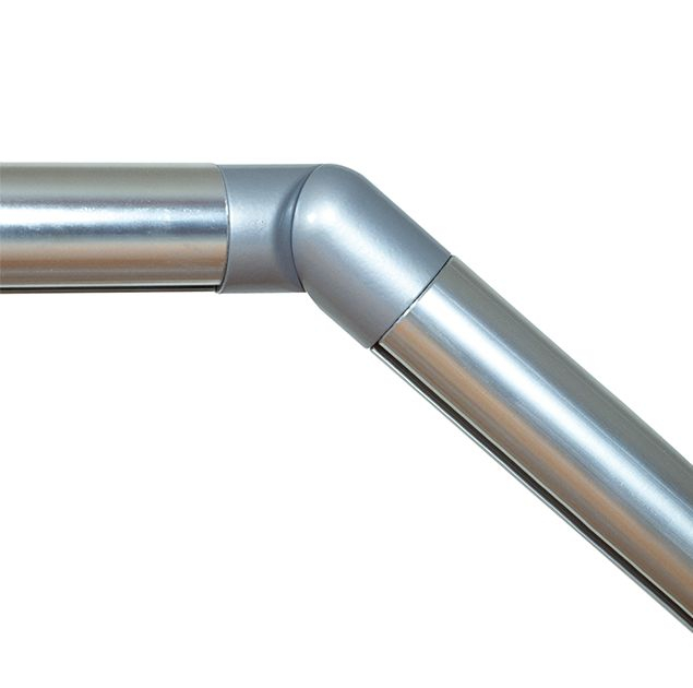 Hjørneforbindelse PROVA PS6 Grey metallic