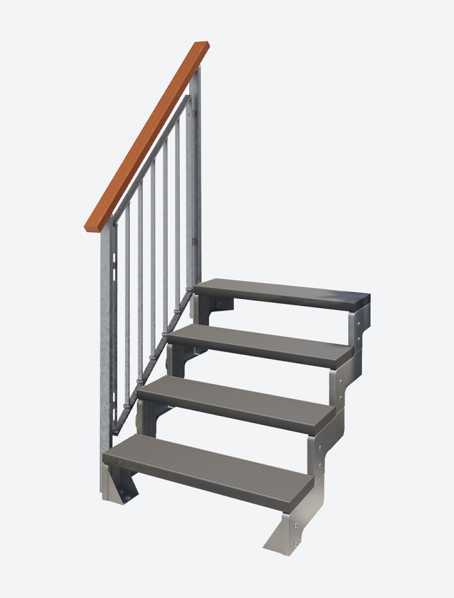 Ståltrapp GARDENTOP Trimax® Black