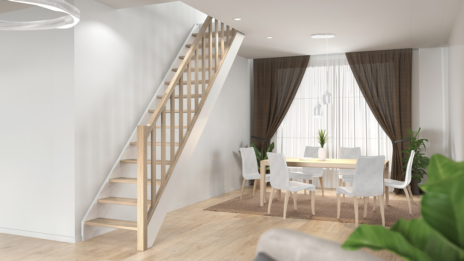 Trapp HELSINKI hvit White